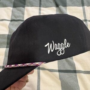 Black Cap with Purple Accents